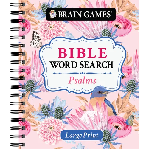 Brain Games - Large Print Bible Word Search: Psalms