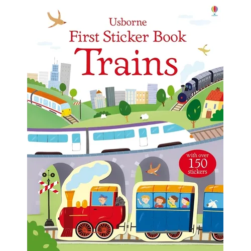 First Sticker Book Trains
