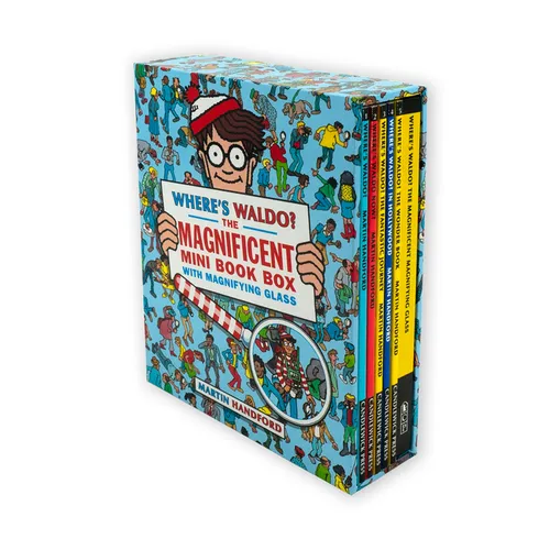 Where's Waldo? the Magnificent Mini Boxed Set: (A Compact, Travel-Sized Box Set of 5 Hidden Object Activity Books, Packed with Search & Find Puzzle Ad