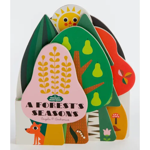Bookscape Board Books: A Forest's Seasons: (Colorful Children's Shaped Board Book, Forest Landscape Toddler Book)