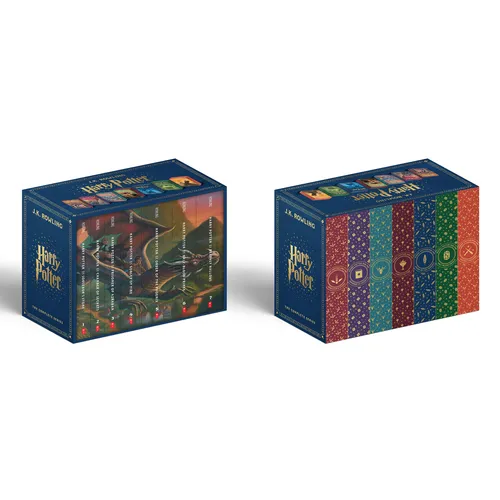 Harry Potter Paperback Box Set Books 1-7 (Deluxe Edition with Stenciled Edges)