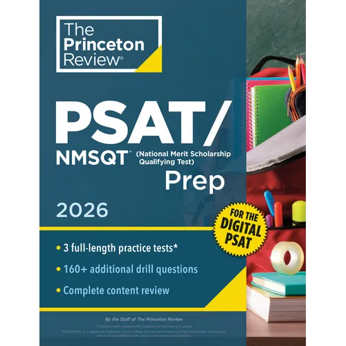 Princeton Review Psat/NMSQT Prep, 2026: 3 Practice Tests + Review + Online Tools for the Digital PSAT