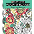 Brain Games - Color by Number: Stress-Free Coloring (Green)
