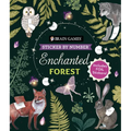 Brain Games - Sticker by Number: Enchanted Forest (24 Images to Sticker): Includes 2 Foil Sticker Sheets to Complete Each Image!