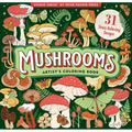 Mushrooms Adult Coloring Book (31 One-Sided Designs on Thick Paper)