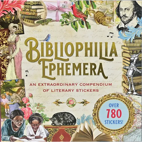 Bibliophilia Ephemera Sticker Book (Over 780 Stickers) - Paperback