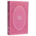 NKJV, Holy Bible, Soft Touch Edition, Imitation Leather, Pink, Comfort Print