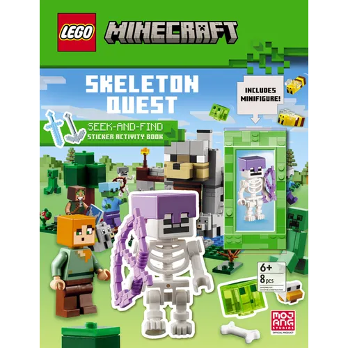 Skeleton Quest (Lego Minecraft): A Seek & Find Sticker Activity Book