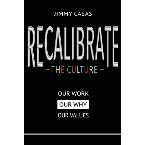 Recalibrate the Culture: Our Why...Our Work...Our Values: Our