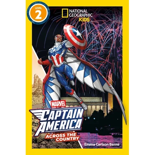 Marvel's Captain America Across the Country (National Geographic Kids Readers, Level 2)