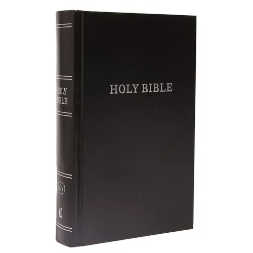 KJV, Pew Bible, Large Print, Hardcover, Black, Red Letter Edition