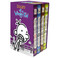 Diary of a Wimpy Kid Box of Books 5-8 Hardcover Gift Set: Ugly Truth, Cabin Fever, the Third Wheel, Hard Luck
