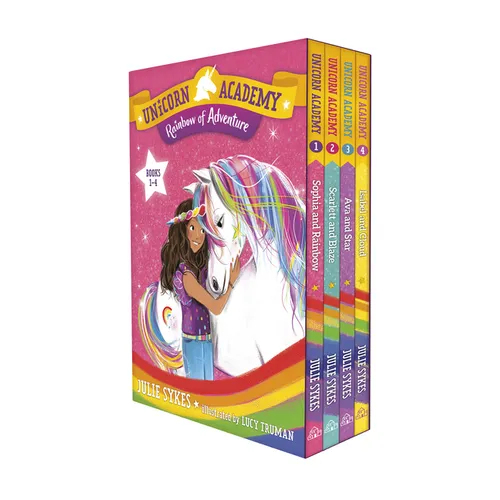Unicorn Academy: Rainbow of Adventure Boxed Set (Books 1-4)