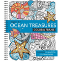 Color & Frame - Ocean Treasures (Adult Coloring Book)