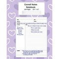 Cornell Notes Notebook: Note Taking System, For Students, Writers, Meetings, Lectures Large Size 8.5 x 11 (21.59 x 27.94 cm), Durable Matte Pu