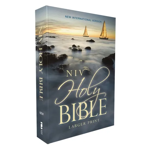 Niv, Holy Bible, Larger Print, Economy Edition, Paperback, Blue, Comfort Print