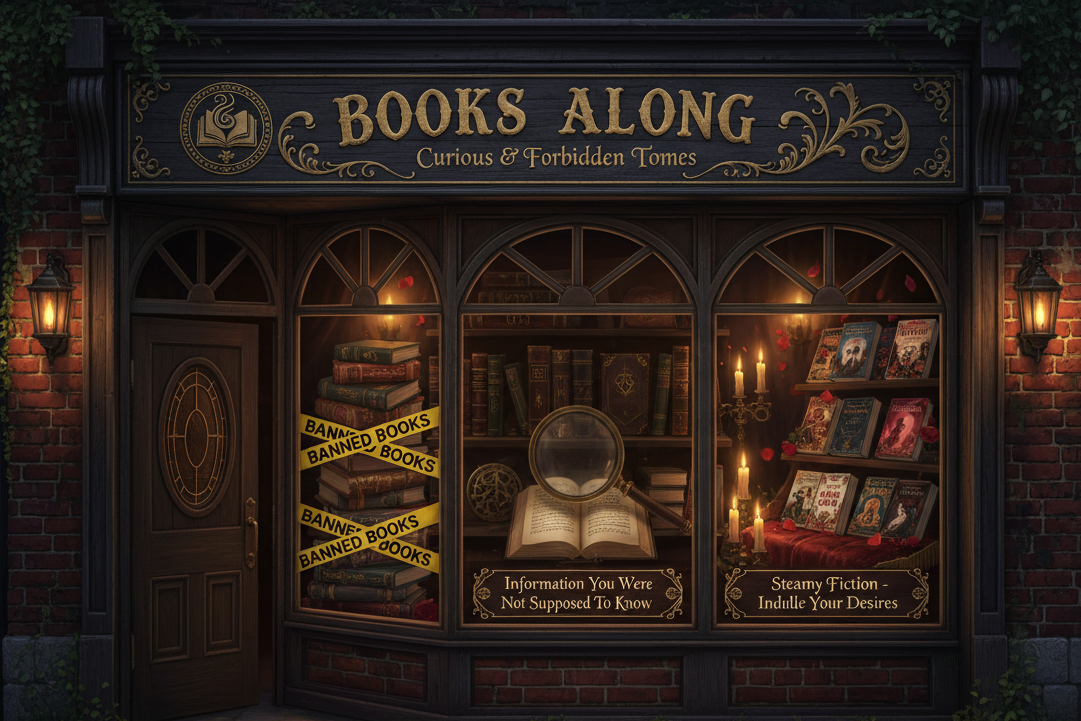 Books Along Storefront