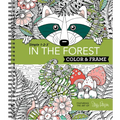Color & Frame - In the Forest (Adult Coloring Book)