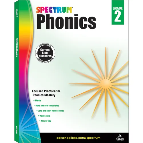 Spectrum Phonics, Grade 2: Volume 92