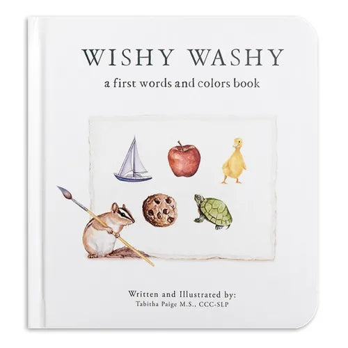Wishy Washy: Imitation Book Featuring First Words and Colors