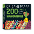 Origami Paper 200 Sheets Kimono Patterns 6 (15 CM): Tuttle Origami Paper: Double-Sided Origami Sheets Printed with 12 Patterns (Instructions for 6 Pro
