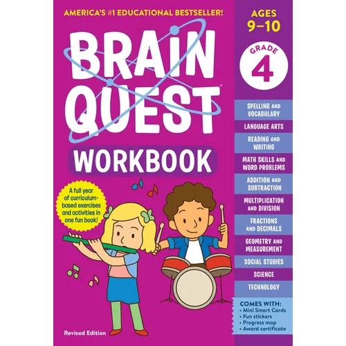 Brain Quest Workbook: 4th Grade Revised Edition