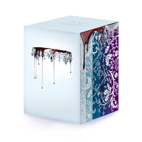 Red Queen 10th Anniversary Deluxe 5-Book Box Set with Stenciled Edges: Red Queen, Glass Sword, King's Cage, War Storm, Broken Throne