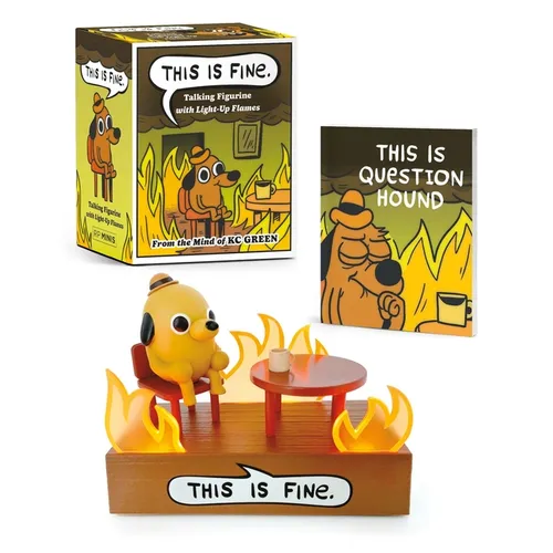 This Is Fine Talking Figurine: With Light and Sound!
